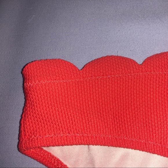 Coral scalloped swim set - Picture 5 of 8